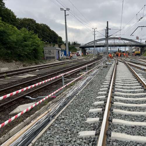 Weichenneulage  Villach Hbf - Westkopf