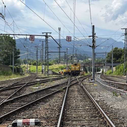 Weichenneulage  Villach Hbf - Westkopf