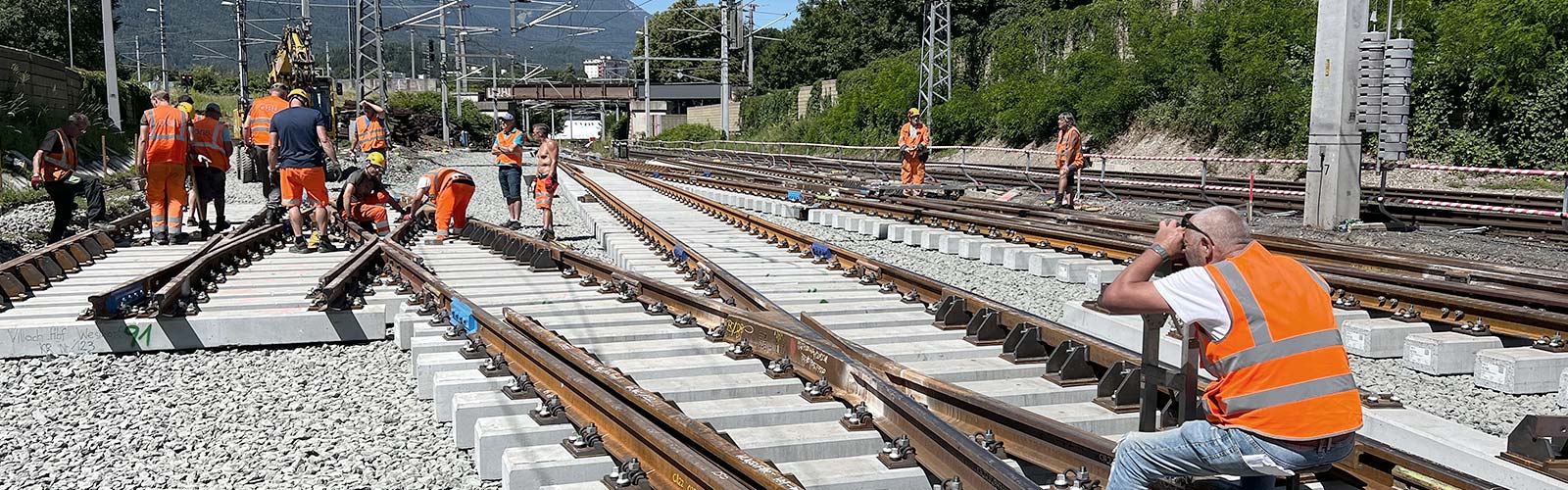 Weichenneulage Westkopf - Villach Hbf (SWu)